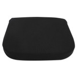 ALERA CGC511 Cooling Gel Memory Foam Seat Cushion, Fabric Cover with Non-Slip Under-Cushion Surface, 16.5 x 15.75 x 2.75, Black