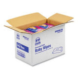 AMERCAREROYAL RPBWUR-80 Baby Wipes Refill Pack, 8 x 7, Unscented, White, 80/Pack, 12 Packs/Carton