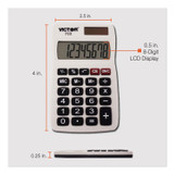 VICTOR TECHNOLOGY LLC 700 700 Pocket Calculator, 8-Digit LCD