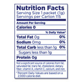 MERISANT COMPANY Equal® 20015445 Zero Calorie Sweetener, 1 g Packet, 115/Box