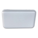 GEN 16SWH Meat Trays, #16S, 11.63 x 7.25 x 0.54, White, Foam, 250/Carton
