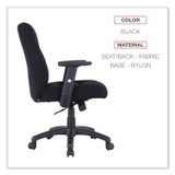 ALERA KS4010 Alera Kesson Series Petite Office Chair, Supports Up to 300 lb, 17.71" to 21.65" Seat Height, Black