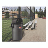 SUNCAST CORPORATION Commercial® DTTCU44 Dome Top Lid, 25" Diameter, Black,