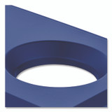 SUNCAST CORPORATION Commercial® TCNLID02BLD 23 Gallon Resin Slim Trash Can Bottle and Can Lid, 11.87 x 20.25 x 1.41, Blue