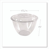 ECO-PRODUCTS,INC. EP-SB48 Renewable and Compostable Salad Bowls with Lids, 48 oz, Clear, Plastic, 150/Carton