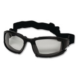 SMITH AND WESSON KleenGuard™ 25672EA V50 Calico Safety Eyewear with Head Strap, KleenVision Anti-Fog Coating, Black Nylon Frame, Clear Polycarbonate Lens