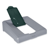 RUBBERMAID COMMERCIAL PROD. 2171555 Slim Jim Recycling Station 1-Stream, Compost Collection Station, 33 gal, Resin, Gray