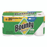 PROCTER & GAMBLE Bounty® 19274 Select-a-Size Kitchen Roll Paper Towels, 2-Ply, 5.9 x 11, White, 103 Sheets/Double Plus Roll, 8 Rolls/Pack