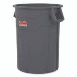 SUNCAST CORPORATION Commercial® TCU20 Injection Molded Utility Trash Can, 20 gal, Resin, Gray