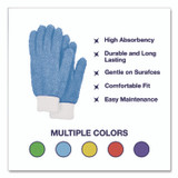 CHAGRINOVATIONS TidyUps TU05717 Microfiber Dusting Gloves, Blue with White Cuffs, 2 Gloves