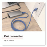 STAPLES BRANDS GROUP TECH ST62455 CAT6 Ethernet Cable, 14 ft, Blue