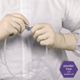 KIMBERLY-CLARK PROFESSIONAL Kimtech™ 57550 PFE Latex Exam Gloves, Powder-Free, X-Large, 6.3 mil Thick, 9.5" Long, Natural, 1,000/Carton