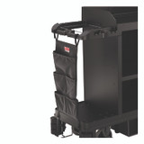 SUNCAST CORPORATION Commercial® HKCBAG06D Linen Strap Bag for Suncast Commercial Full-Size and Compact Housekeeping Carts, 16.25" x 1" x 31.75", Black