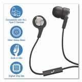 MAXELL CORP. OF AMERICA 199261 USB-C Earbuds, Black