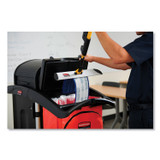 RUBBERMAID COMMERCIAL PROD. 1966882 Vinyl Cleaning Cart Bag for Rubbermaid Commercial High-Capacity Cleaning Carts, 34 gal, 10.5" x 16.8" x 33", Red