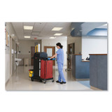 RUBBERMAID COMMERCIAL PROD. 1966882 Vinyl Cleaning Cart Bag for Rubbermaid Commercial High-Capacity Cleaning Carts, 34 gal, 10.5" x 16.8" x 33", Red