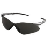 SMITH AND WESSON KleenGuard™ 25704 Nemesis VL Safety Glasses, Gunmetal Frame, Smoke Uncoated Lens