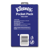 KIMBERLY-CLARK PROFESSIONAL Kleenex® 11976 On The Go Packs Facial Tissues, 3-Ply, White, 10 Sheets/Pouch, 3 Pouches/Pack, 36 Packs/Carton