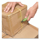 EVERSHARP PEN CO. Westcott® 00741 Ceramic Safety Cutter with Fold-Out Film Cutter, Plastic Handle, Green