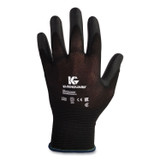 SMITH AND WESSON KleenGuard™ 13838 G40 Polyurethane Coated Gloves, EN388: 3131X, 15" Long, Medium, Black, 12 Pairs