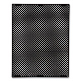 RUBBERMAID COMMERCIAL PROD. 2182610 Medium General Purpose Perforated Panels for Tailor and Landmark Series Containers, 20.72" x 0.5" x 27.95", Black, 4/Carton
