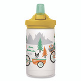 CAMELBAK 2665107035 Eddy + Kids Water Bottle, Biking Dogs Design, 12 oz, Multicolor
