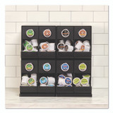 KEURIG DR PEPPER 0297 K-Cup Organizer, 17.8 x 14.57 x 17.28, Black