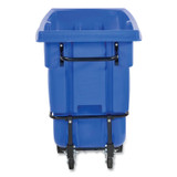 RUBBERMAID COMMERCIAL PROD. 1305-73 BLU BRUTE Rotomolded Recycling Tilt Truck, 101 gal, 850 lb Capacity, Plastic/Steel Frame, Blue