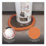 ABSORBENT SPECIALTY PRODUCTS Quick Dam WUB21012 Water Dams, 2.5" x 10 ft x 2.5", Orange, 12/Box