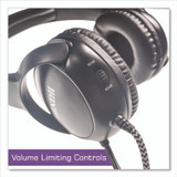 MAXELL CORP. OF AMERICA 198021 Kids Safe Wired Headphones, Black