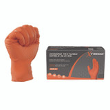 AMMEX CORPORATION Xtreme by XODN49100 DT Nitrile Disposable Gloves, Powder-Free, XX-Large, 6 mil Thick, 9.5" Long, Orange, 100/Box, 10 Boxes/Carton