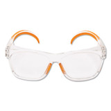 SMITH AND WESSON KleenGuard™ 49301 Maverick Safety Glasses, Clear/Orange, Polycarbonate Frame, 12/Box
