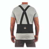 TENACIOUS HOLDINGS, INC. ergodyne® 11093 ProFlex 1650 Economy Elastic Back Support Brace, Medium, 30" to 34" Waist, Black