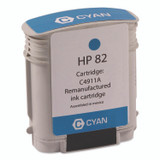 CLOVER IMAGING GROUP WH82C Remanufactured Cyan High-Yield Ink, Replacement for 82 (C4911A), 69 mL