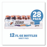 PEPSICO Gatorade® 22002527 Zero Variety Pack, Assorted Flavors, 12 oz Bottle, 28/Carton