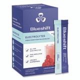 BLUESHIFT NUTRITION 60004165 Electrolyte Lemon Raspberry Drink Mix, 0.24 oz Packets, 10/Pack, 2 Packs/Carton