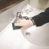 AMMEX CORPORATION GloveWorks® by ILHD46100 Extra Thick Latex Disposable Gloves, Powder-Free, Large, 6 mil Thick, 9.5" Long, Ivory, 100/Box, 10 Boxes/Carton