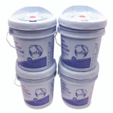 KIMBERLY-CLARK PROFESSIONAL Kimtech™ 28646 W Aviation Wet Wipe System Bucket, 1 gal, Blue/Gray, 4/Carton