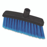 CFS BRANDS Carlisle 4685314 Duo-Sweep Flagged Light Industrial Broom Head, 12", Blue/Black