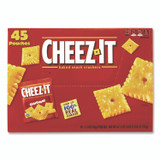 COCA-COLA 60004171 Soda Mini Variety and Cheez-It Combo Pack, (30) 7.5 oz Cans Assorted Flavors, (45) 1.5 oz Pouch Original Cheez-It/Bundle