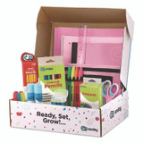 MIX N MORE enday 1315 Back to School Supplies Kit for Grades K-5, Pink