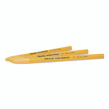 DIXON TICONDEROGA CO. 000730002 China Marker, 0.37" x 7", Yellow, 12/Pack