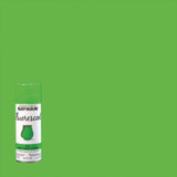 RUST-OLEUM CORPORATION 342417EA Specialty Fluorescent Spray Paint, Flat Fluorescent Green, 11oz Aerosol Can