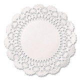 HOFFMASTER 500015 Cambridge Lace Doilies, Round, 5", White, 10,000/Carton