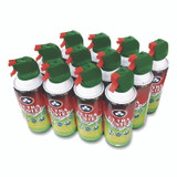 ULTRA DUSTER UDS10P12C Industrial Strength Compressed Air Duster Cleaner, 10 oz Can, 12/Carton