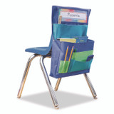 TEACHER CREATED RESOURCES TCR20970 Chair Pocket, 15.5 x 18, Canvas, Blue/Teal/Lime