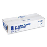 AMERCAREROYAL RP149-6BK Prism Picks, Plastic, 6", Black, 500/Box, 5 Boxes/Carton