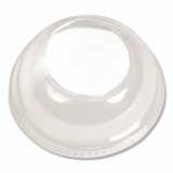 PLASTIFAR SA 18431 PET Lids, Fits 5 oz and 8 oz Sundae Cup, 100/Sleeve, 10/Sleeves/Carton