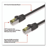 STAPLES BRANDS GROUP TECH ST62461 CAT7 Ethernet Cable, 10 ft, Black