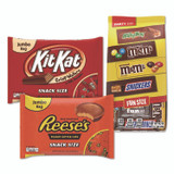 SNACK BOX PROS 60004179 Chocolate Assortment, Assorted Fun and Snack Sizes, 3 Bags/Pack
